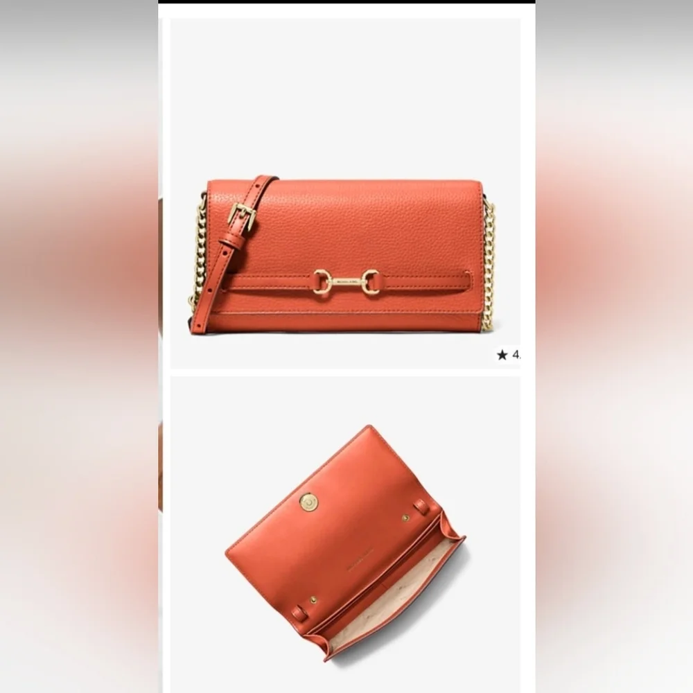 Michael Kors Orange Crossbody Bag - Picture 2 of 2